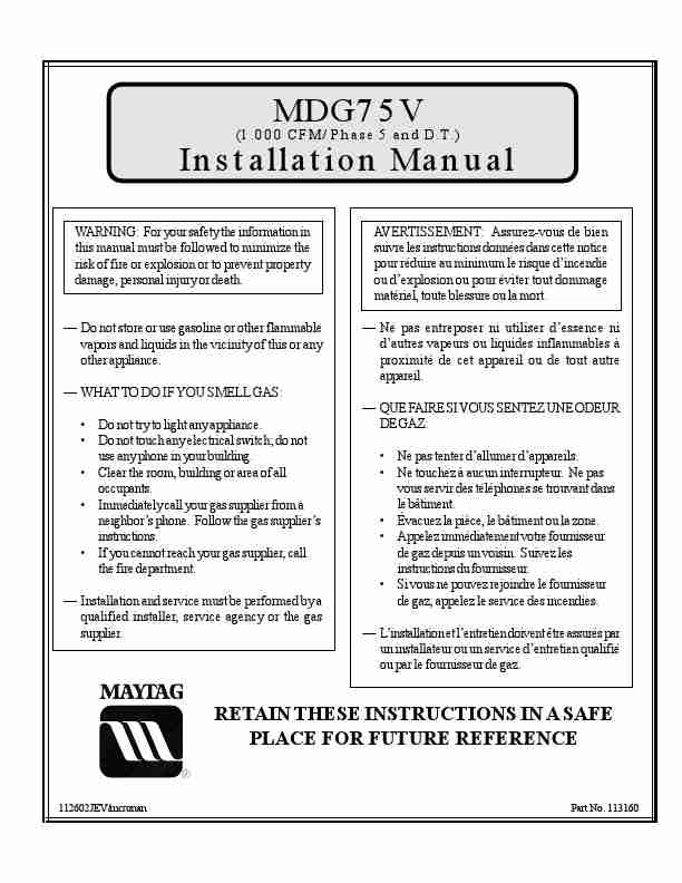 American Dryer Corp  Clothes Dryer MDG75V-page_pdf